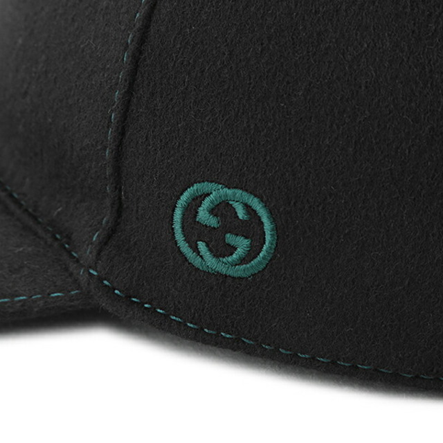 新品 グッチ GUCCI キャップ ウール ブラック サイズM キャップ 新品 グッチ GUCCI キャップ ウール ブラック サイズM キャップ