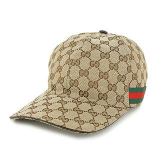 グッチ(Gucci)の新品 グッチ GUCCI 帽子 ジージーキャンバス ベージュ ベージュ M(キャップ)