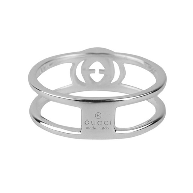 Gucci(グッチ)の新品 グッチ GUCCI リング インターロッキングG シルバー SILVER ＃8(日本サイズ7.8) レディースのアクセサリー(リング(指輪))の商品写真