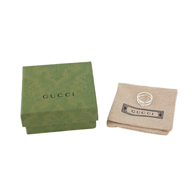 Gucci(グッチ)の新品 グッチ GUCCI リング インターロッキングG シルバー SILVER ＃19(日本サイズ18.3) レディースのアクセサリー(リング(指輪))の商品写真