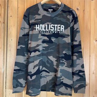 ホリスター(Hollister)のおしゃれなヴィンテージ風！カモフラ柄/長袖Tシャツ【M】ホリスター/ロンT(Tシャツ/カットソー(七分/長袖))