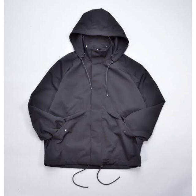 size1 wool max canvas hooded blouson