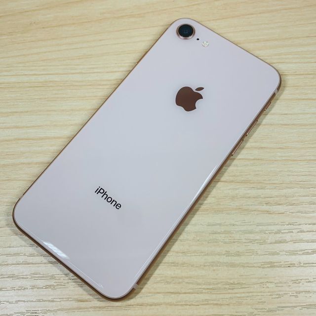 超美品 バッテリー100％ SIMフリー iPhone8 64GB P125