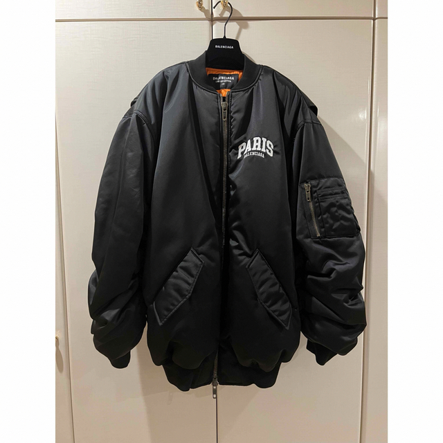 BALENCIAGA Paris パデッド ボンバージャケット fotomanager.co