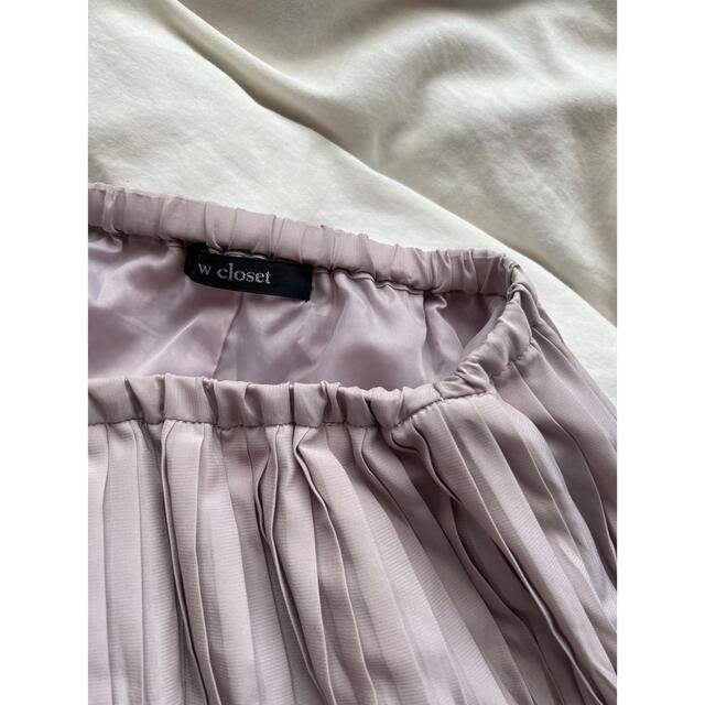 w closet(ダブルクローゼット)のダブルクローゼット プリーツスカート レディースのスカート(ロングスカート)の商品写真