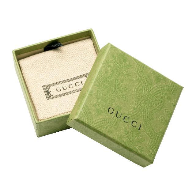 Gucci(グッチ)の新品 グッチ GUCCI リング ダブルG シルバー 銀 ブラック 黒 SILVER ＃11 レディースのアクセサリー(リング(指輪))の商品写真