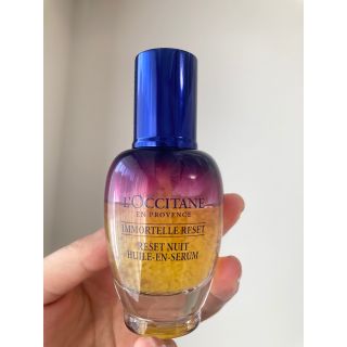 ロクシタン(L'OCCITANE)の値下げ夜用美容液　ロクシタン イモーテル オーバーナイトリセットセラム 30ml(美容液)