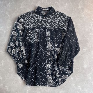 グリモワール(Grimoire)のused レトロ Otto オットー 柄シャツ 古着 ヴィンテージvintage(シャツ/ブラウス(長袖/七分))