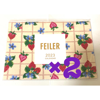 フェイラー(FEILER)のフェイラー FEILER カレンダー2023 ❷点セット(カレンダー/スケジュール)