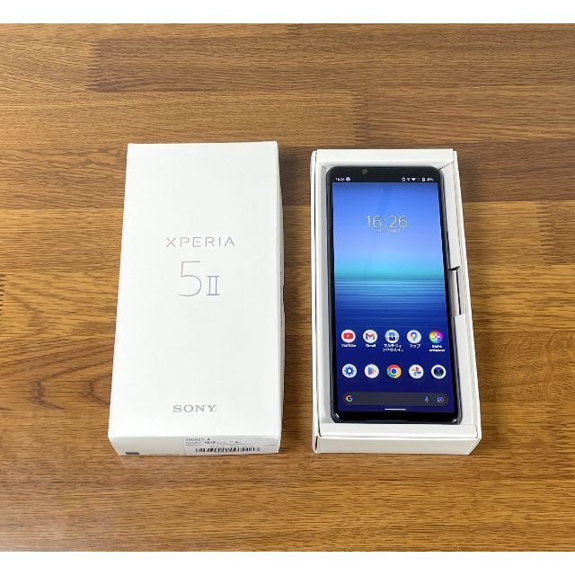 SONY(ソニー)のXperia 5 II 128 GB SOG02 SIMフリー スマホ/家電/カメラのスマートフォン/携帯電話(スマートフォン本体)の商品写真