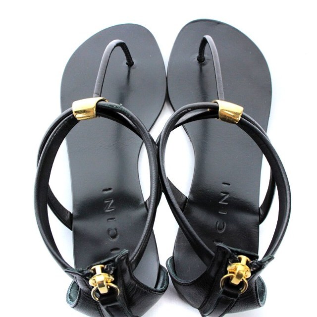 VICINI(ヴィチーニ)のヴィッチーニ VICINI STRAP SANDAL サンダル 24cm 黒 レディースの靴/シューズ(サンダル)の商品写真