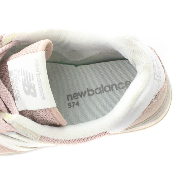 New Balance(ニューバランス)のニューバランス スニーカー ロゴ スエード 23cm ピンク レディースの靴/シューズ(スニーカー)の商品写真