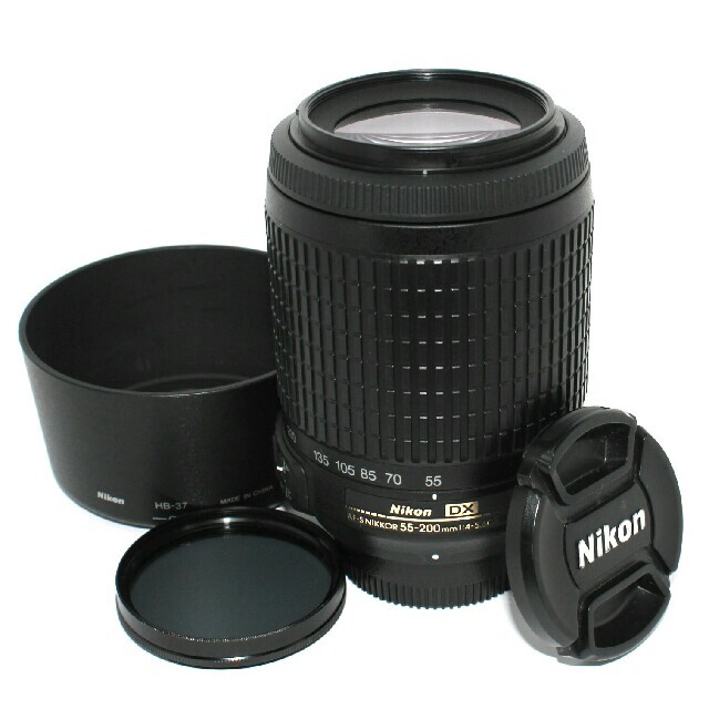 Nikon(ニコン)の✨極美品✨Nikon☆AF-S DX 55-200mm☆望遠レンズ！ スマホ/家電/カメラのカメラ(レンズ(ズーム))の商品写真