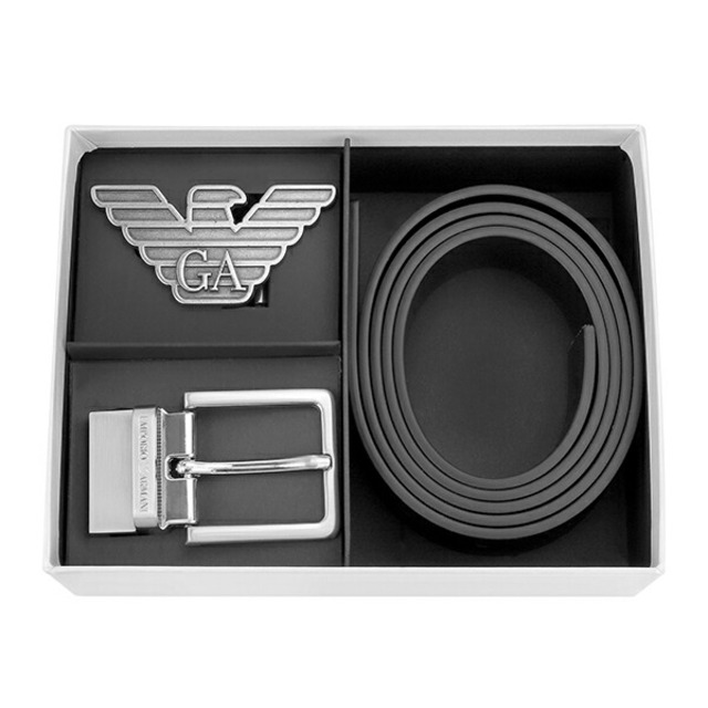 EMPORIO ARMANI - 新品 アルマーニ ARMANI ベルト リバーシブル EMPORIO ARMANI - 新品 アルマーニ ARMANI ベルト リバーシブル