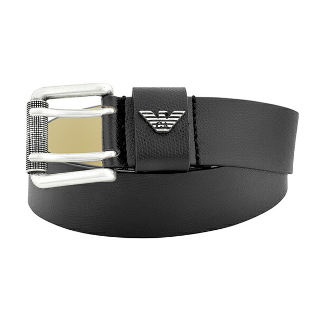 新品 アルマーニ ARMANI ベルト ベルト ブラック BLACK 【今日の超目玉