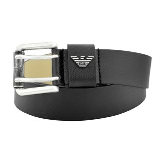 emporio armani EA7 ベルト ブラック✖️ブルー