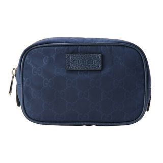 グッチ(Gucci)の新品 グッチ GUCCI ポーチ ナイロングッチシマ ブルー(ポーチ)