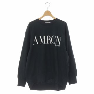 アメリカーナ(AMERICANA)のアメリカーナ 丸胴ロングスリーブTシャツ カットソー プリント オーバーサイズ(Tシャツ(長袖/七分))