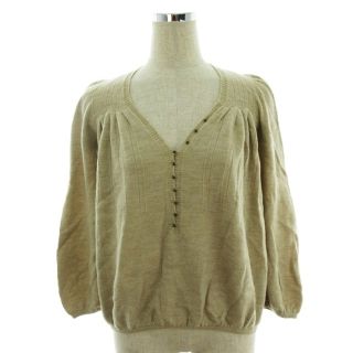 iliannloeb イリアンローブ サイドボタン S/Sニット トップス 新品