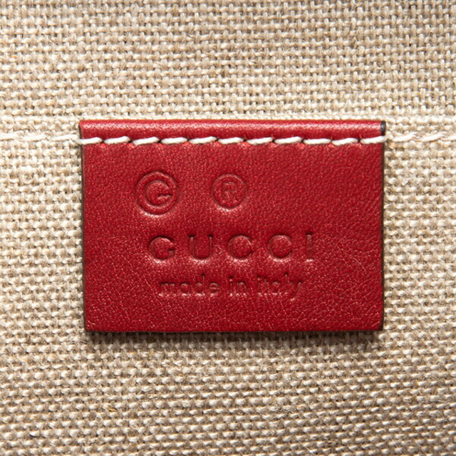 新品 グッチ GUCCI ショルダーバッグ マイクロ グッチシマ レッド 赤