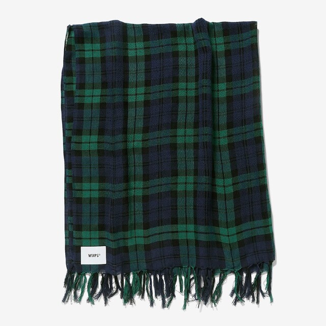 22AW WTAPS WRAP SCARF COTTON ストール GREEN-