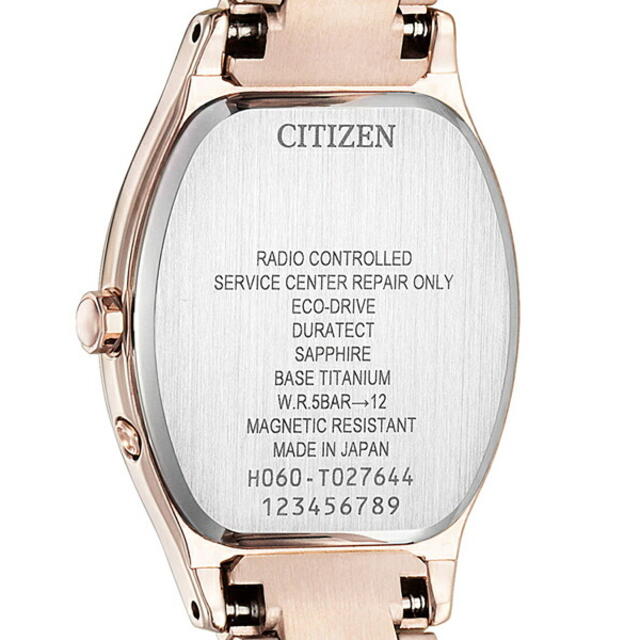 CITIZEN - シチズン 腕時計 クロスシー ベーシックコレクション エコ・ドライブ電波時計 エコ・ドライブ電波時計（H060） ES9354-69BCITIZEN パールホワイトxピンクゴールド