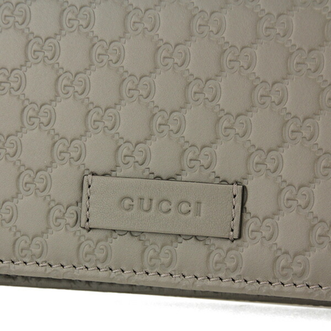 Gucci(グッチ)の新品 グッチ GUCCI クラッチ・セカンドバッグ マイクロ グッチシマ グレー系 レディースのバッグ(クラッチバッグ)の商品写真