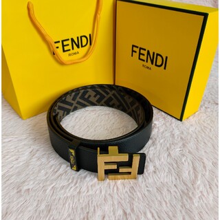FENDI - お薦め♬新品☘フェンディ ベルト♥黒 110cmの通販｜ラクマ