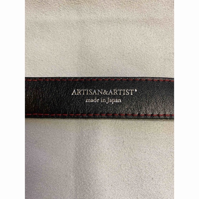 Artisan&Artist ストラップ　牛革ブラック