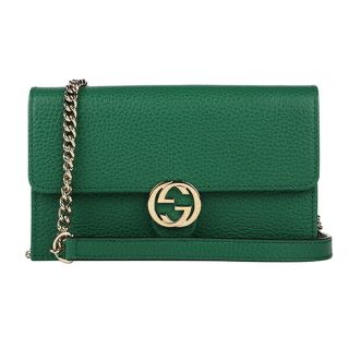 グッチ(Gucci)の新品 グッチ GUCCI ショルダーバッグ ダラーカーフ グリーン 緑(ショルダーバッグ)