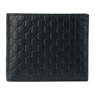 グッチ(Gucci)の新品 グッチ GUCCI 2つ折り財布 マイクロ グッチ シマ ブラック 黒(折り財布)