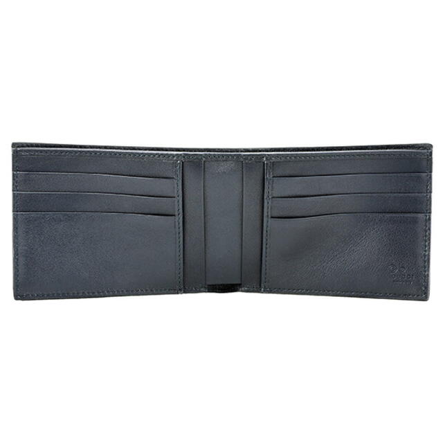 Gucci - 新品 グッチ GUCCI 2つ折り財布 マイクロ グッチ シマ