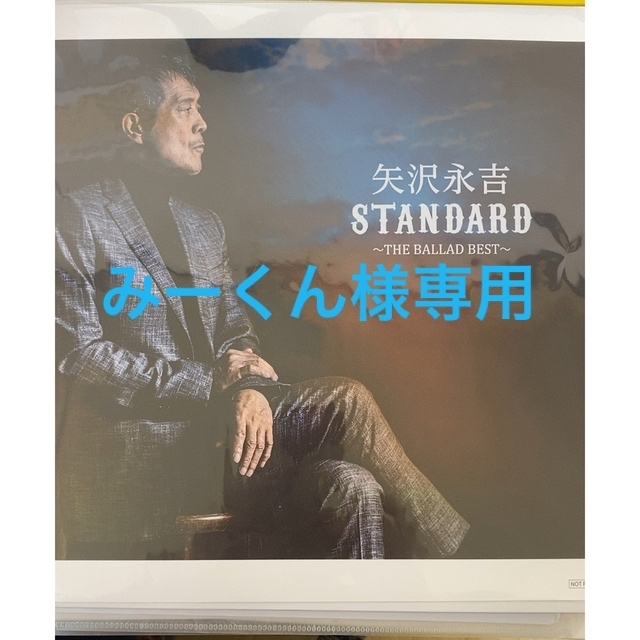 矢沢永吉　standard ballad best メガジャケのみ エンタメ/ホビーのタレントグッズ(ミュージシャン)の商品写真