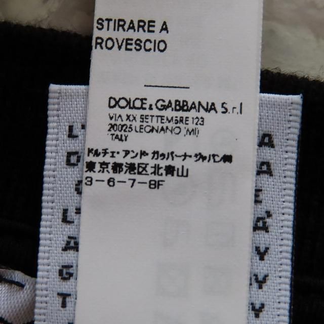 新品ドルチェ＆ガッバーナロゴＴシャツ半袖黒色ＭブラックDolce&Gabbana 5