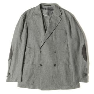 CORNELIANI コルネリアーニ ジャケット ハウンドトゥース エルボー ...