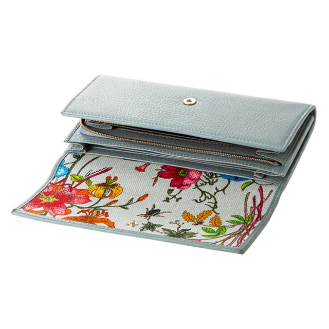 GUCCI - 新品 グッチ GUCCI 長財布 スウィング フローラ ブルー GUCCI - 新品 グッチ GUCCI 長財布 スウィング フローラ ブルー