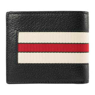 グッチ(Gucci)の新品 グッチ GUCCI 2つ折り財布 グッチストライプ ブラック(折り財布)