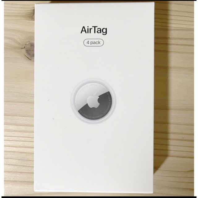 Apple(アップル)のApple AirTag 4pack 4個入り　新品未開封 スマホ/家電/カメラのスマホアクセサリー(その他)の商品写真