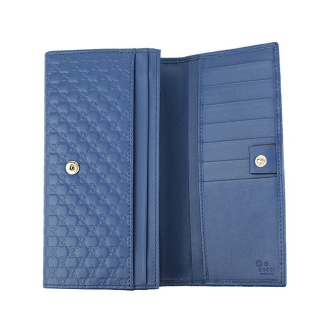 Gucci - 新品 グッチ GUCCI 長財布 マイクログッチシマ ブルー 青の Gucci - 新品 グッチ GUCCI 長財布 マイクログッチシマ ブルー 青の