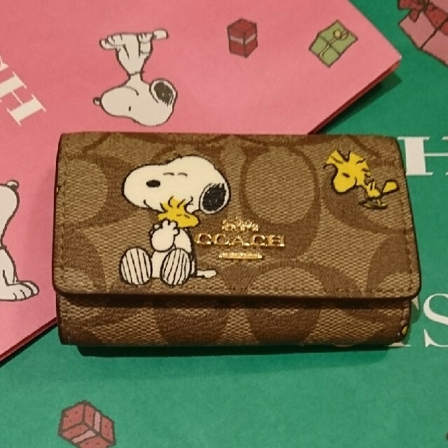 超人気高品質小物買い物をお コーチ スヌーピー キーケース 5連 - winterparksmiles.com