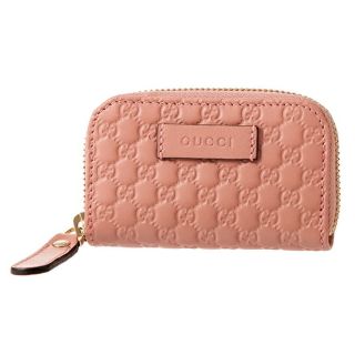 グッチ(Gucci)の新品 グッチ GUCCI コインケース マイクロ グッチ シマ ソフトピンク(コインケース)