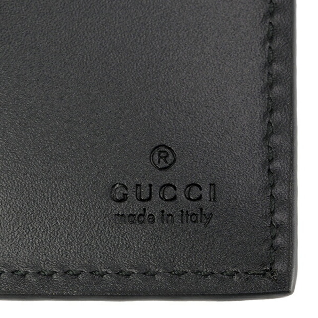 Gucci(グッチ)の新品 グッチ GUCCI 2つ折り財布 GGスプリーム ブラック メンズのファッション小物(折り財布)の商品写真