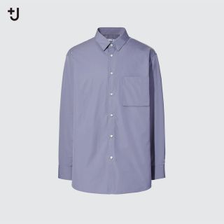 ユニクロ(UNIQLO)のUNIQLO ユニクロ　+ J スーピマコットンシャツ（長袖）04gray(シャツ)