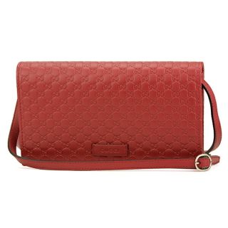 グッチ(Gucci)の新品 グッチ GUCCI クラッチ・セカンドバッグ マイクロ グッチシマ レッド 赤(クラッチバッグ)