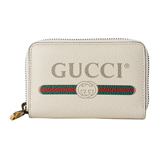 グッチ(Gucci)の新品 グッチ GUCCI コインケース グッチプリント ホワイト(コインケース)