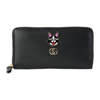 グッチ(Gucci)の新品 グッチ GUCCI 長財布 GGマーモント ブラック(財布)