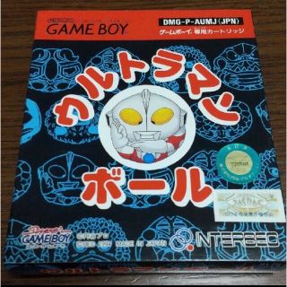 ゲームボーイ(ゲームボーイ)の美品　GB ゲームボーイ　ウルトラマンボール　箱説明書付き(携帯用ゲームソフト)