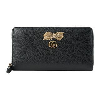 グッチ(Gucci)の新品 グッチ GUCCI 長財布 GGマーモント ブラック(財布)