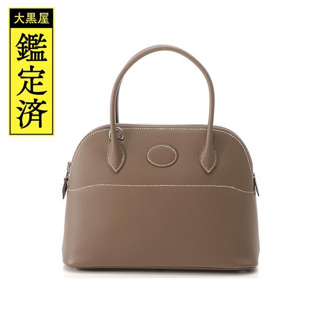 ショルダーバッグHERMES エルメス ボリード27　エトゥープ /SV　【431】