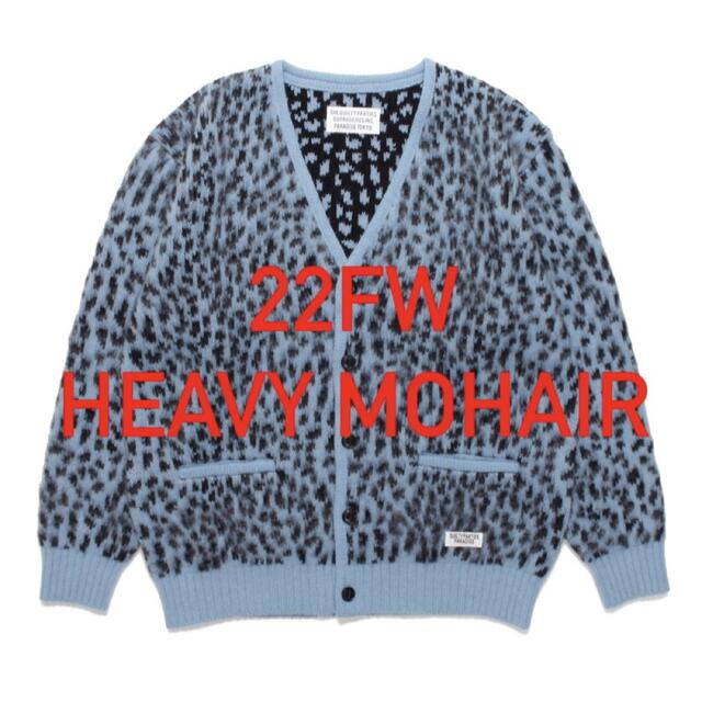 WACKOMARIA LEOPARDHEAVYMOHAIRCARDIGANメンズ